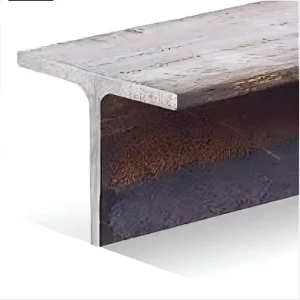 ASTM Heavy Steel Welded T Shaped Bar T Beam For Retaining Wall Posts & Construction Lintels With Cutting Service