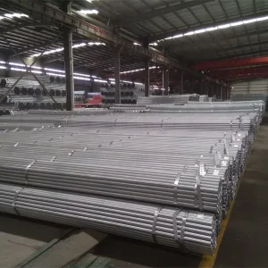 ASTM Round Steel Pipe Q235 ERW for Construction Scaffolding with Bending Cutting Welding