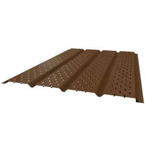 ASTM Standard 16inch 12feet 0.35mm Aluminum Vented Soffit Roof Panel For North South America Market