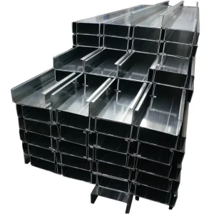 ASTM Standard Q235 Grade Galvanized Steel C Shape Perforated Purlin for Poultry Farm