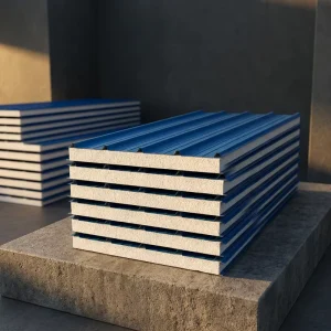 Actual 0.5mm Steel EPS Sandwich Panel No Tolerance High Strength Factory Direct Color Coated Steel Roof Wall Panels