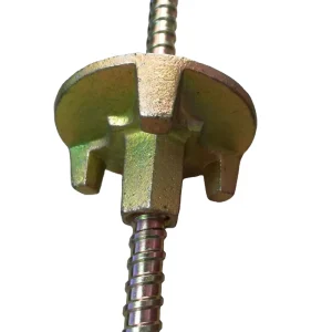 Adjustable 15/17mm High Strength Steel Tie Rod Electro Galvanized Surface 5 Year Warranty for Formwork