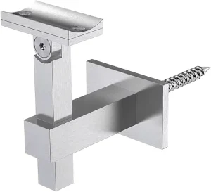 Adjustable 304 Stainless Steel Rust Resistant Wall Mounted Modern Design Brackets for Exterior Balcony Bridge Stair Handrails