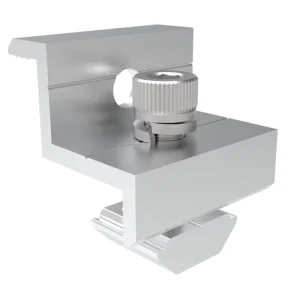 Adjustable Aluminum Stainless Steel 304 Bolt Rail Rapid Z Shape End Clamps Solar Panels Mounting Bracket PV System Trip Solar