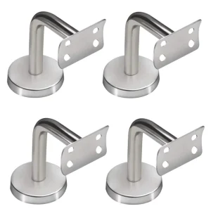 Adjustable Brackets Heavy Duty Metal Shelf Wall Mount Hand Rail Stair 304 Stainless Steel Handrail Brackets for Staircase Stair