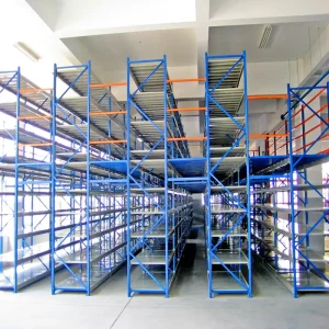 Adjustable Cold Rolled Steel 3/2 Layer Mezzanine Rack Heavy Duty 200-500kg/m Warehouse Storage Durable Anti-Rust Epoxy