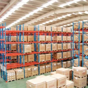 Adjustable Heavy Duty Steel Powder Coated Corrosion Protection Multi Layer Pallet Racking High Load Capacity Customizable Length