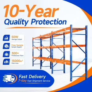 Adjustable Industrial Metal Steel Logistics Boltless Storage Stacking Shelves Foldable Corrosion Protected for Warehouse Rack