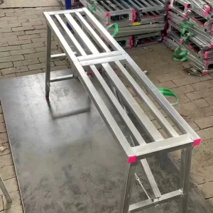 Adjustable Steel Ladder Iron Steel Portable Scaffolding for Indoor Decoration