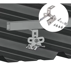 Adjustable Steel Standing Seam Roof Clamp Solar Panel Mounting Standing Seam Tin Metal Roof Clamps