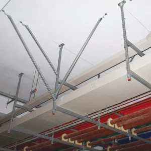 Adjustable Two-Way Bracing Seismic Stabilizer Triangle Bracket Slotted Steel Strut Channel Support