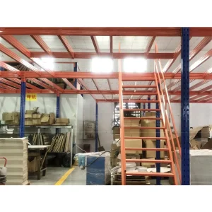 Adjustable Warehouse Mezzanine Loft Rack Durable Metal Attic Storage Shelving for Logistics Warehouse