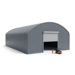 Aggregate Storage Fabric Cover Building Heavy Duty Steel Truss