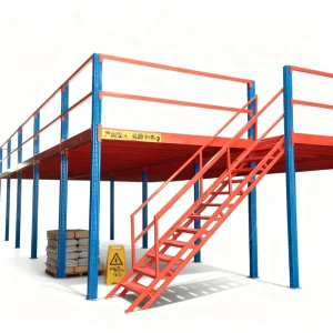 All Steel Heavy Duty Industrial Mezzanine Floor System 300kg/sqm Load Capacity Corrosion Protected Multi Tier Warehouse Rack