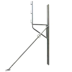 All in One Foldable ICF Bracing System Galvanized Steel with Safety Rail for Wall Alignment