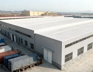 All in One Steel Structure Manufacturing Plant with Integrated Factory Workshop Steel Structure Finished Goods Warehouse