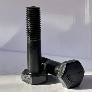 Alloy Steel Structure Use High Strength Large Hexagonal Bolts GB/T 1231 M27*100 Black Oxide with Washers and Nuts