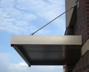 Aluminium Canopy Resists Weather for Long lasting Use