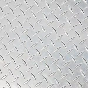 Aluminum Alloy 3000 Series Embossed Tread Plate with Coated Anti-Slip Surface for Construction