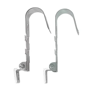 Aluminum Alloy 304 Stainless Steel Mounting Kit for Balcony Solar Panel Installation J Hook Bracket with Warranty