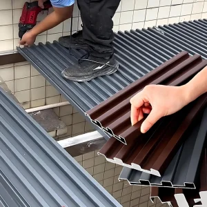Aluminum Alloy Roof Tiles Outdoor Polyurethane Roofing Panels for Cold Rooms Warehouses Excellent for Cold Storage