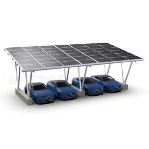 Aluminum Alloy Solar Carport Mounting System PV Panel Canopy Bracket Anti Corrosion Waterproof Custom Size OEM Service