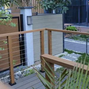 Aluminum Alloy & Stainless Steel Modern Railing Easy Assembly for Balcony Stair & Outdoor Use Commercial & Residential