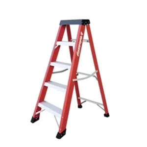 Aluminum Alloy Steel FRP Folding Step Ladder Platform Movable Work Ladder 450 lb Load Capacity