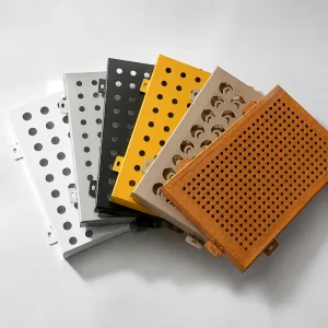 Aluminum Image Perforation Decorative Sheet for Restaurant Wall Cladding and Commercial Interior Design Work