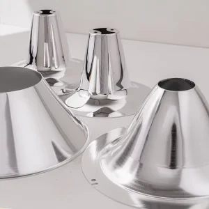 Aluminum Lighting Canopy Components, Commercial Ceiling Trim Rings for Gas Station and Parking Canopy Lights, Anodized/Powder-Coated