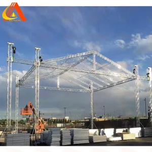 Aluminum Outdoor Event Truss System Concert Roof Truss For Hanging Speakers