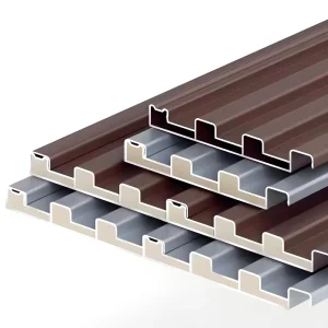 Aluminum Polyurethane Sandwich Roof Panel For Warehouses Cold Rooms Workshops Durable Outdoor Electric Pergola Roof