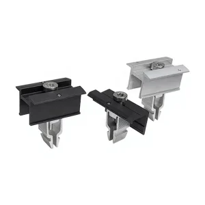 Aluminum Solar Panel Mounting Brackets Mid Clamp End Clamp