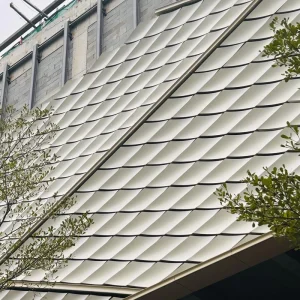 Aluminum Solid Panel Curtain Wall Cladding Powder Coating Fireproof Waterproof for Commercial Buildings Villa Exterior Walls