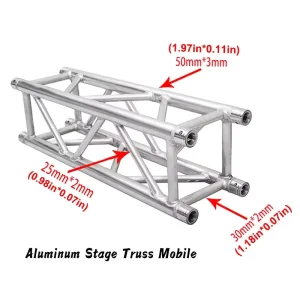 Aluminum Stage Truss Mobile DJ Portable Lighting Stand Truss Display