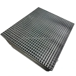 Aluminum Steel Grating Press Locked Light Duty Durable Outdoor Floor Building Use ASTM B221 CE Type AL25