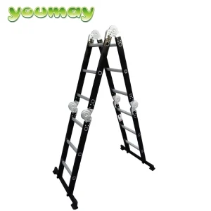 Aluminum & Steel Multipurpose Scaffolding Ladder 4*3 Steps AM0312D