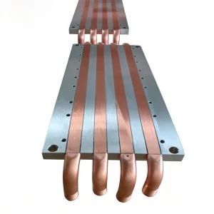Aluminum Water-cooled Plate-type Radiator with Copper Tubes Custom Copper-aluminum Heat Exchanger