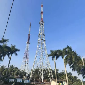 Angular Lattice Cellular Network Communication Tower & Tv Antenna Pole Tower Hot-rolled Steel 30M-200M Height