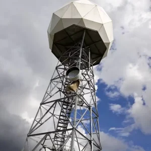 Angular Telecommunication Hot-DIP Galvanizing Steel Lattice Radar Tower