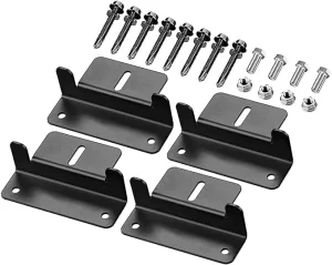 Anodized Aluminum Stainless Steel Z-Shaped Bracket: Custom Designed for Solar Panel Installation on Flat Roofs and Carports