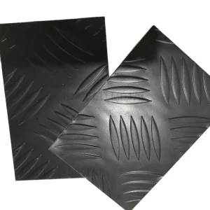 Anodized Black Aluminum Tread Plate .045″ in Thick