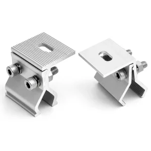 Anodized Stainless Steel Solar Panel Clip for Solar Carport Mounting System Industrial Solar Power Systems