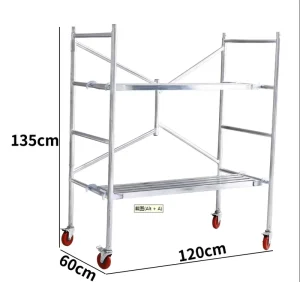 Anti Deformation and Fatigue Scaffold Frame Arch Frame Scaffolding System H Frame Scaffolding Building Decoration Engineering