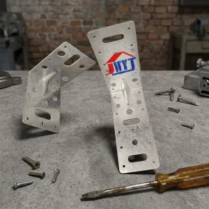 Anti Rust Galvanized Steel Angle Brace L Shape Corner Bracket Mending Plate Floor Application Customizable