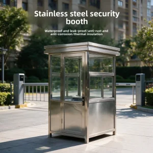 Anti Rust Security Cabin Custom Size Prefabricated Metal for Highway Inspection and Toll Station