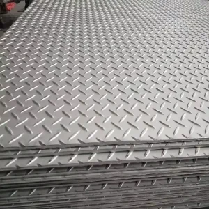 Anti-Skid Diamond Tread Embossed Checkered Stainless Steel Plate 301 304 316 Stainless Steel Sheets
