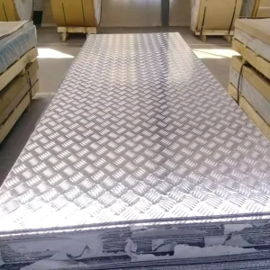 Anti-Skid Embossed Aluminium Diamond Tread Plate Alloy 3003 H14 H22 H16 H26