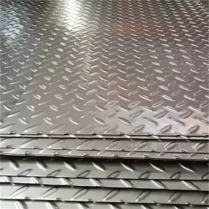 Anti-Slip 304 Stainless Steel Checkered Plate 3mm 4mm 5mm Diamond Pattern Flooring for Stair Treads and Truck Trailers