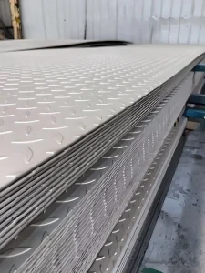 Anti Slip 304 Stainless Steel Checkered Plate Stair Tread Elevator Floor Stainless Steel Diamond Plate